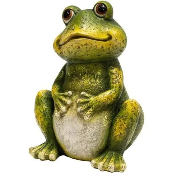 Frog Statue - This Adorable Frog Will Watch Over Your Garden - Picture 1 of 3